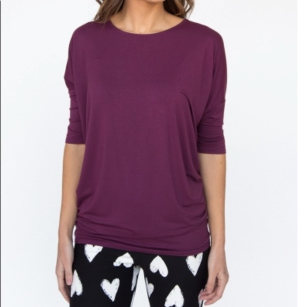 Agnes and Dora plum Dolman